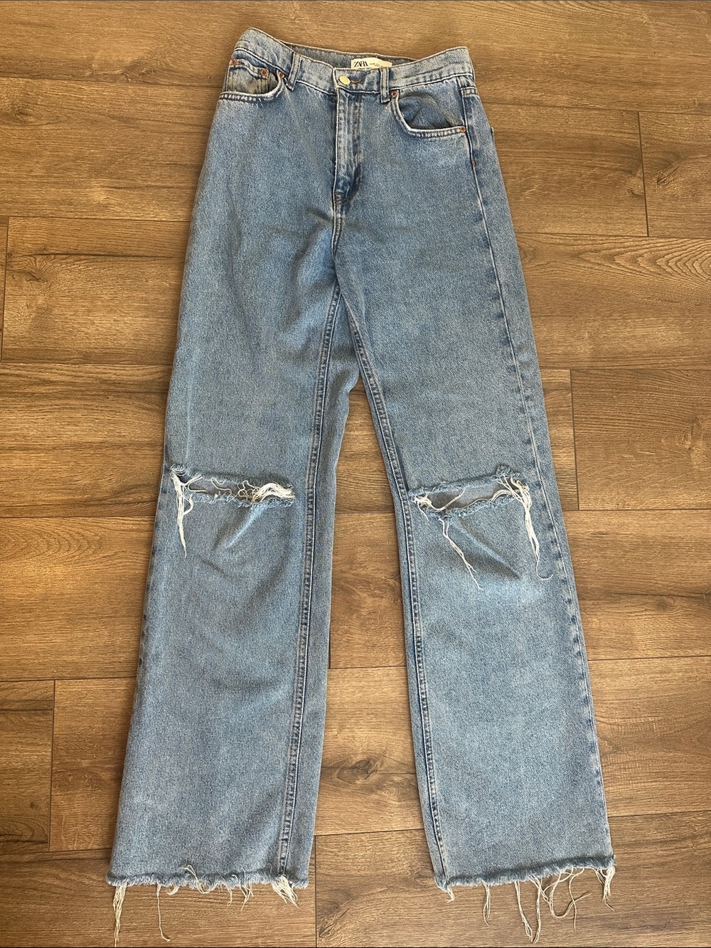 Zara Light Blue Denim Jeans